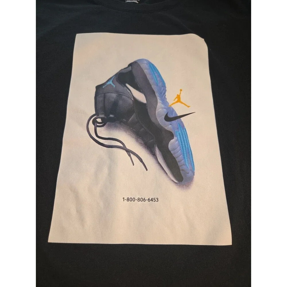 Jordan Brooklyn Men's T-Shirt Jordan 11 Gamma Size XXL  Im6503-010 EUC Crispy